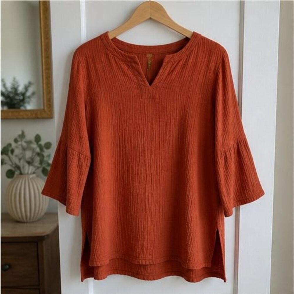 Blue Tunic Blouse